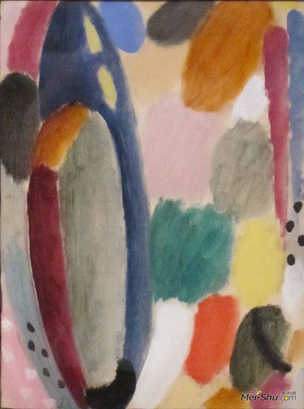 阿历克谢·冯·亚夫伦斯基(Alexej von Jawlensky)高清作品《秋音》