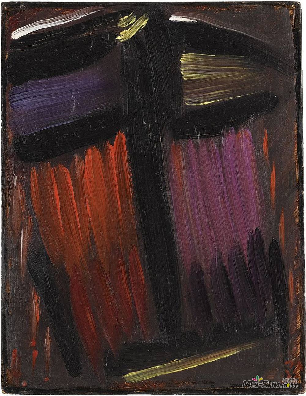 阿历克谢·冯·亚夫伦斯基(Alexej von Jawlensky)高清作品《冥想》