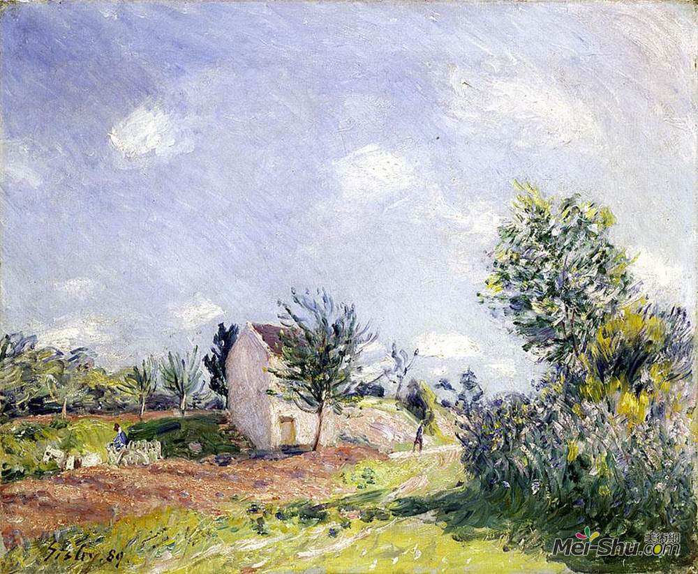 阿尔弗莱德·西斯莱(alfred sisley)高清作品《春天》
