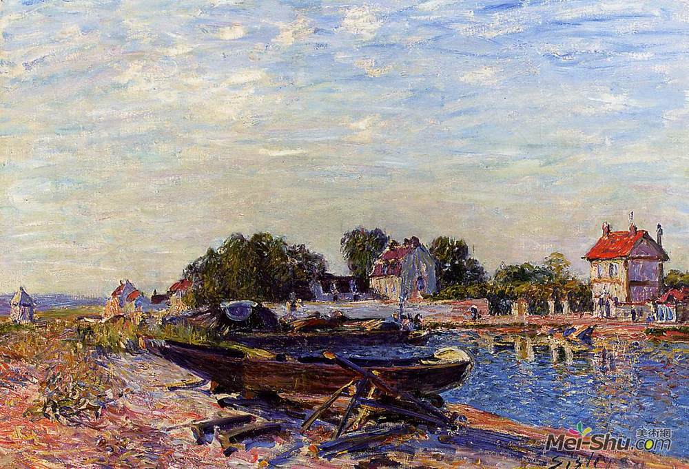 阿尔弗莱德·西斯莱(Alfred Sisley)高清作品《圣母颂》