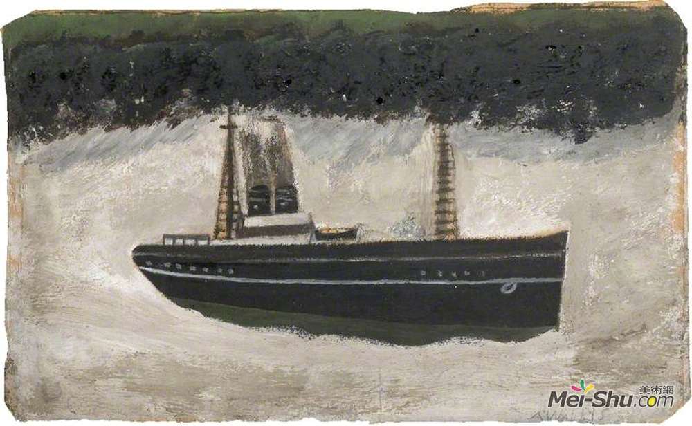 艾尔弗雷德沃利斯(Alfred Wallis)高清作品《船》
