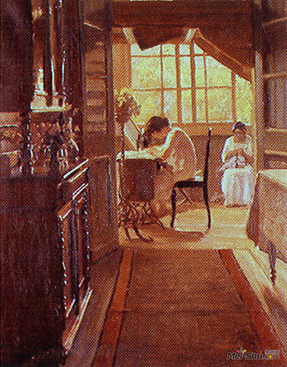 阿尔弗雷德·埃米尔·安德森(Alfredo Andersen)高清作品《工作寿命》