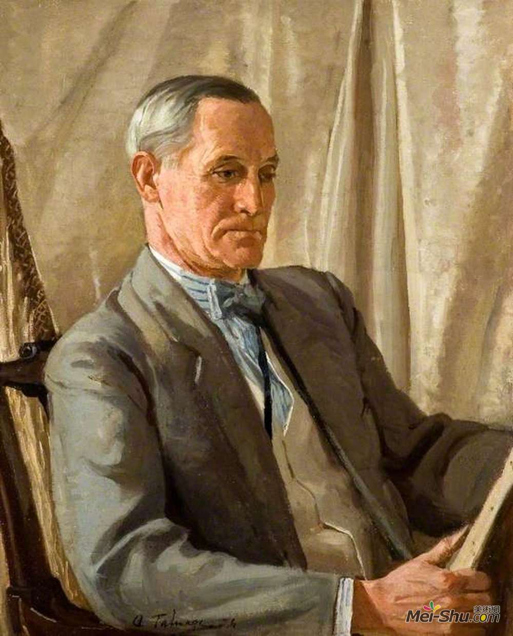 阿尔杰尼翁·塔尔米奇(Algernon Talmage)高清作品《画像人物画像》