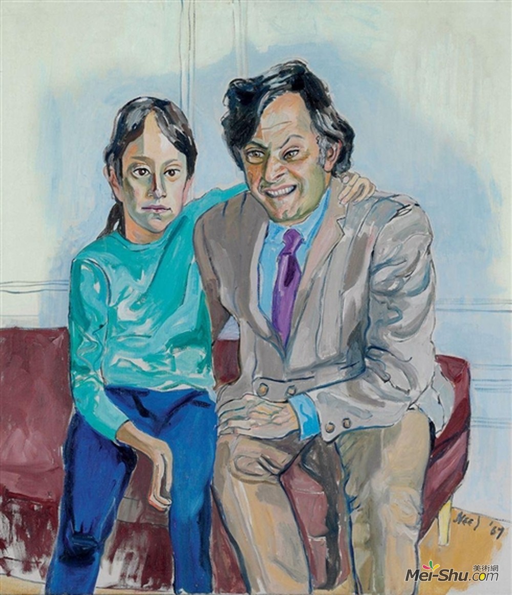 爱丽丝·尼尔(Alice Neel)高清作品《哈罗德和尼娜克里格》