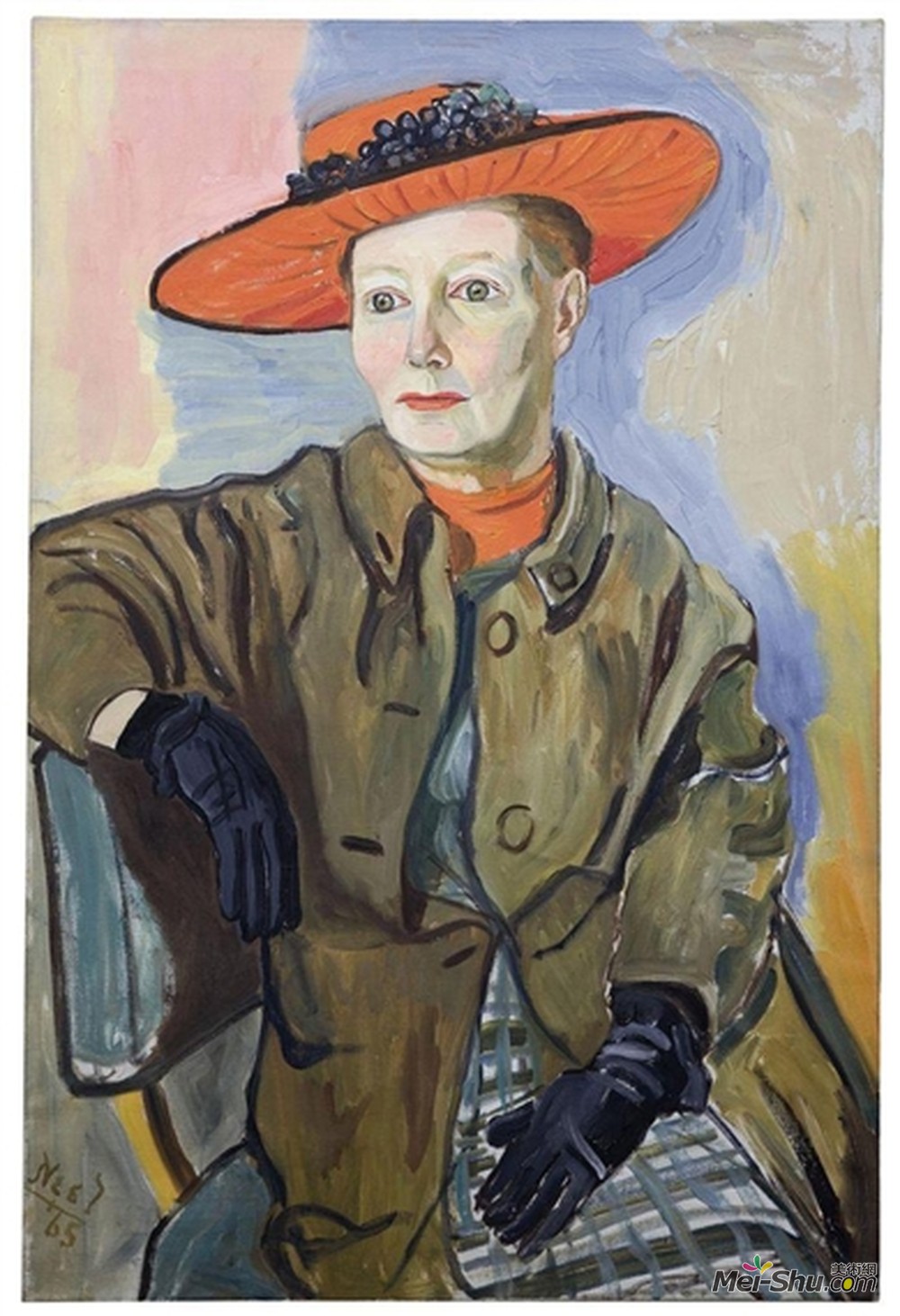 爱丽丝·尼尔(Alice Neel)高清作品《玛丽鞋匠》