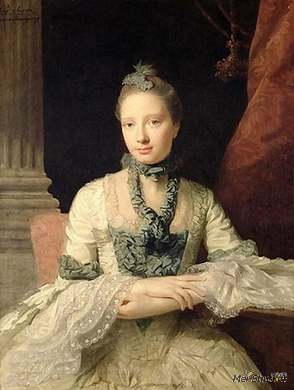 阿兰·雷姆赛(Allan Ramsay)高清作品《Lady Susan Fox-Strangways》