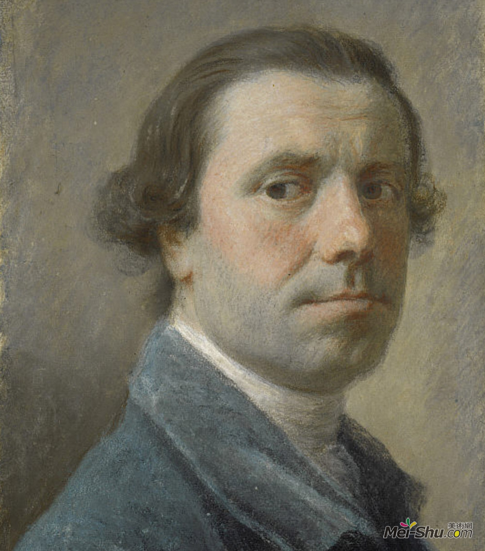 阿兰·雷姆赛(Allan Ramsay)高清作品《自画像》