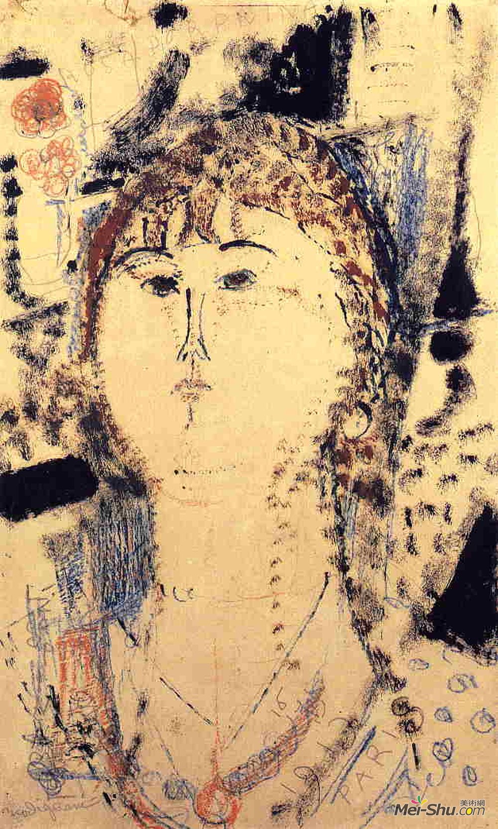 阿梅代奥·莫迪利亚尼(Amedeo Modigliani)高清作品《罗萨港》