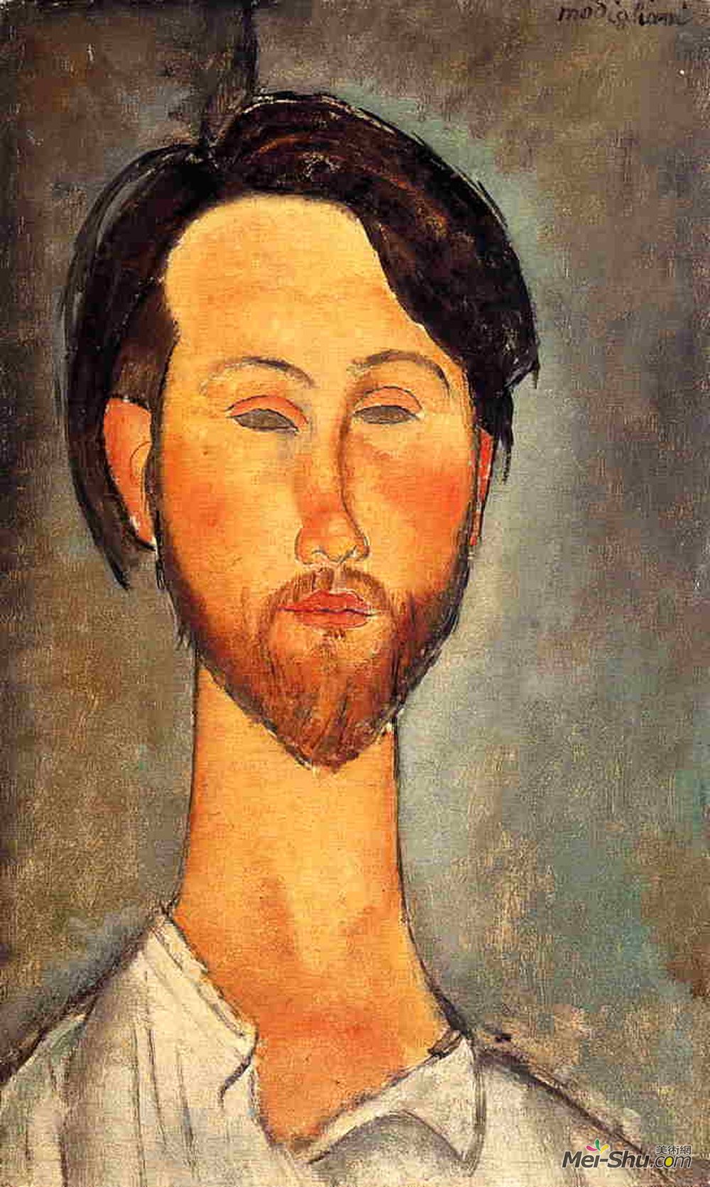 阿梅代奥·莫迪利亚尼(amedeo modigliani)高清作品《利奥波德·兹