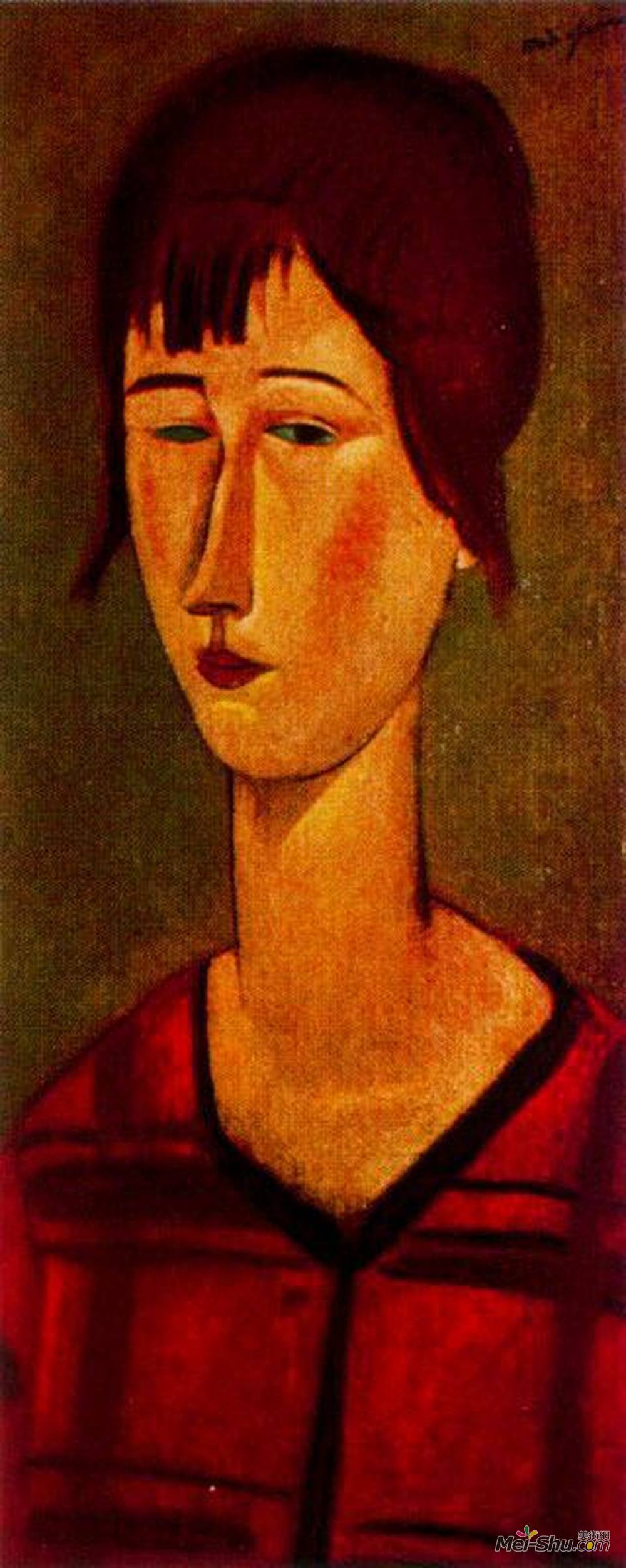 阿梅代奥·莫迪利亚尼(Amedeo Modigliani)高清作品《马塞尔》