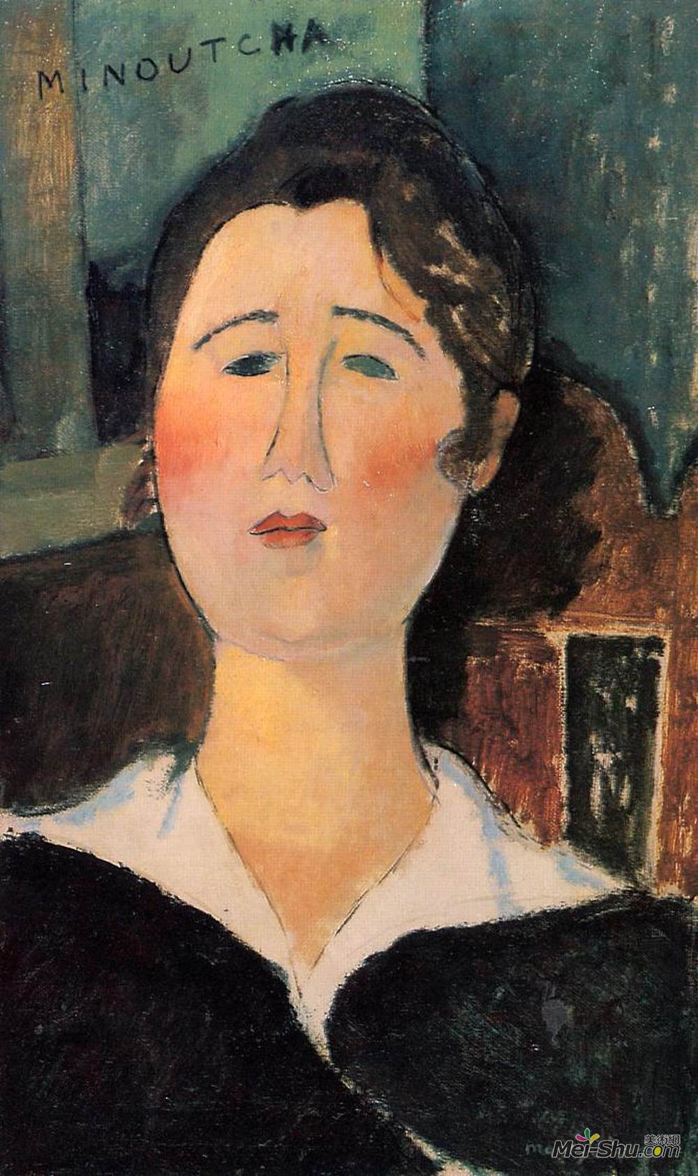 阿梅代奥·莫迪利亚尼(Amedeo Modigliani)高清作品《米诺塔恰》