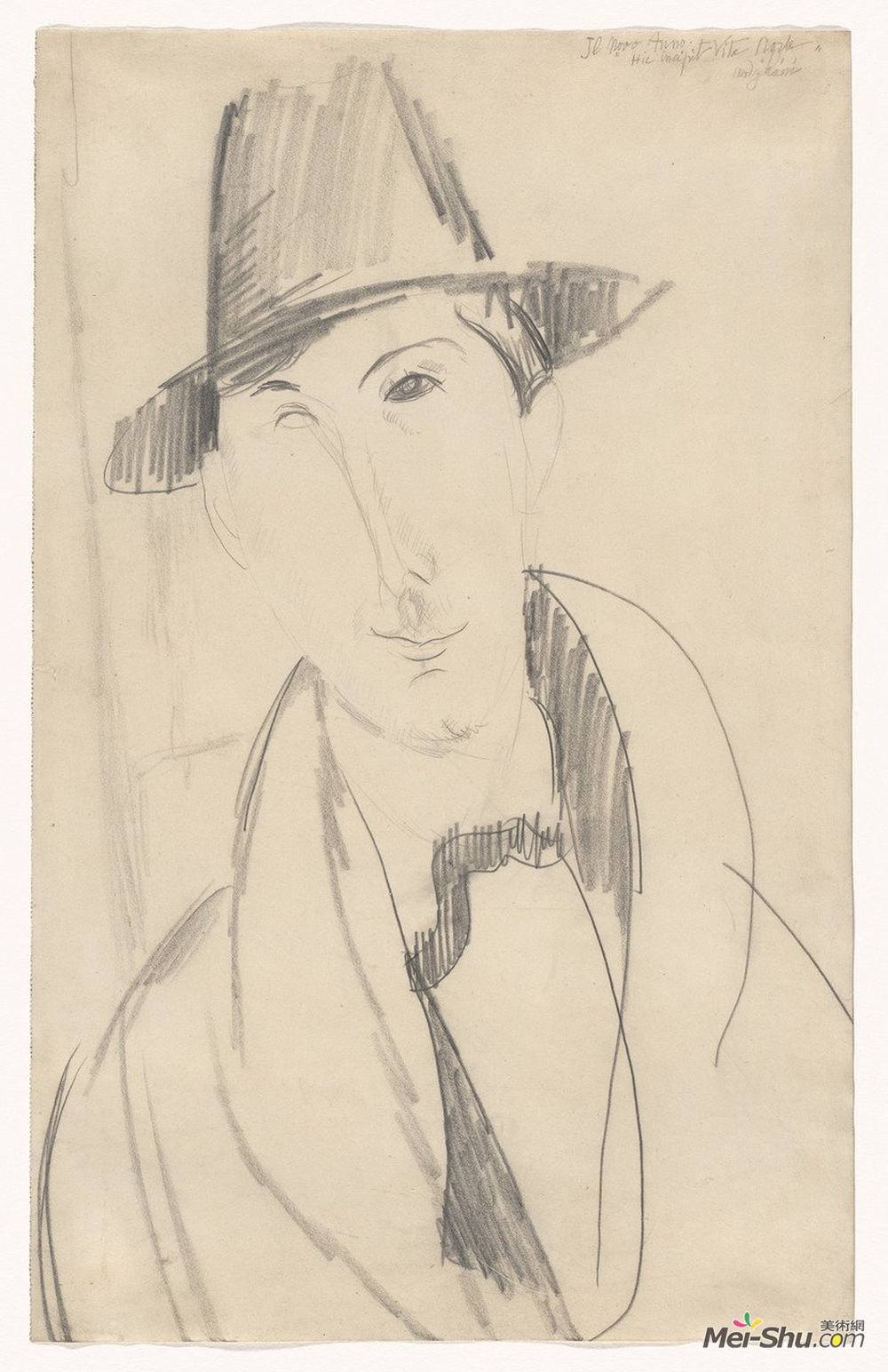 阿梅代奥·莫迪利亚尼(Amedeo Modigliani)高清作品《马里奥斯瓦夫格利斯》