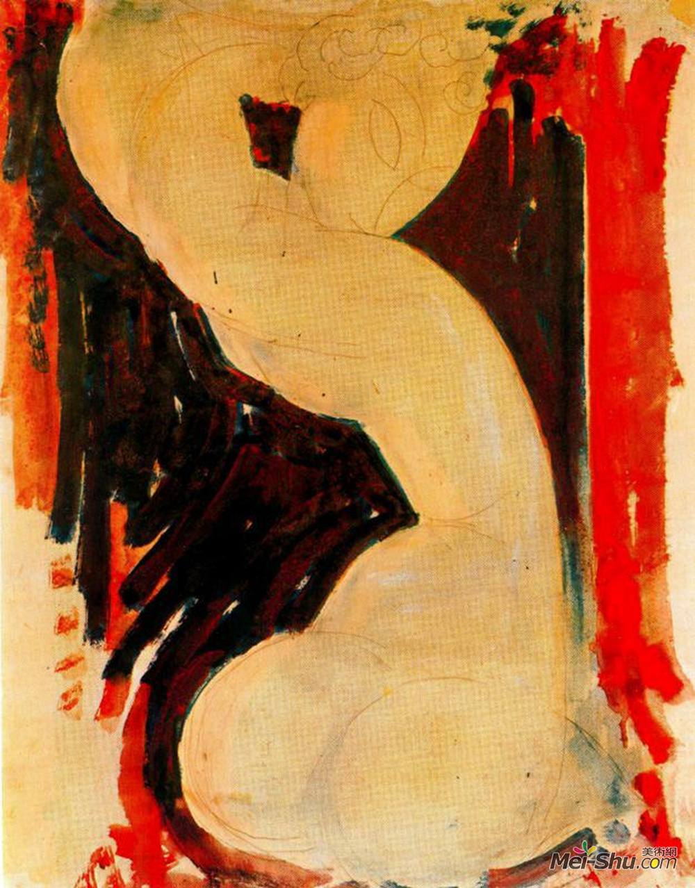 阿梅代奥·莫迪利亚尼(Amedeo Modigliani)高清作品《颖果》