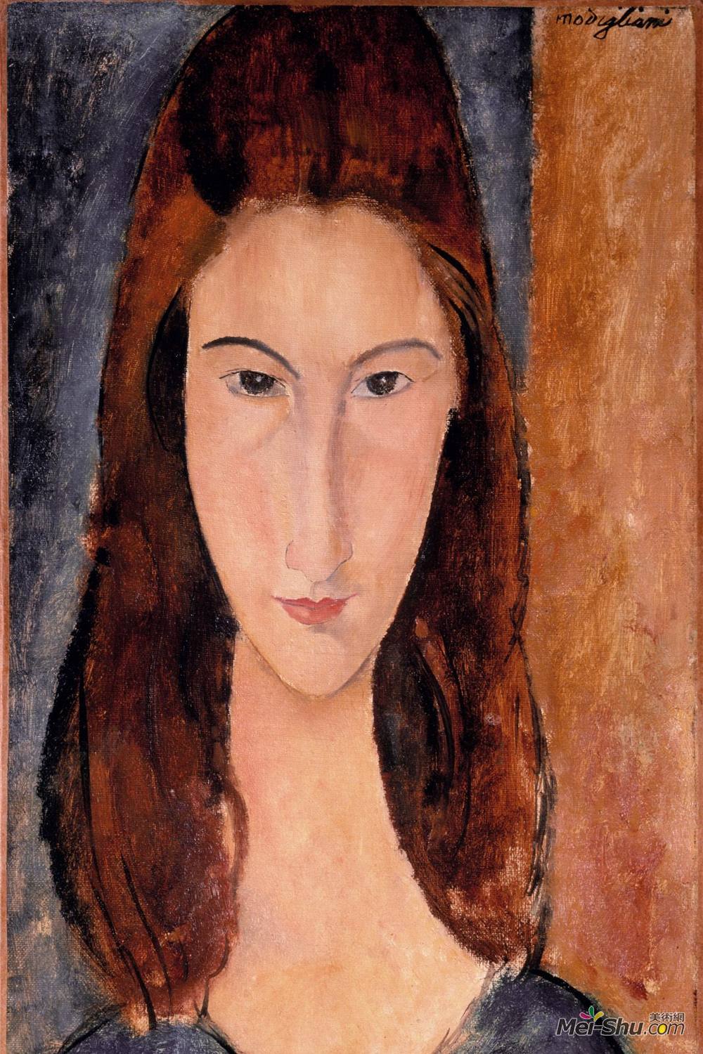 阿梅代奥·莫迪利亚尼(Amedeo Modigliani)高清作品《海布特》