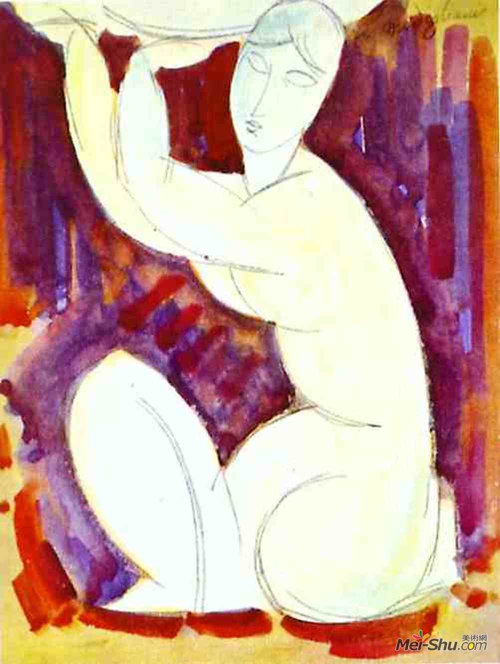 阿梅代奥·莫迪利亚尼(Amedeo Modigliani)高清作品《颖果》
