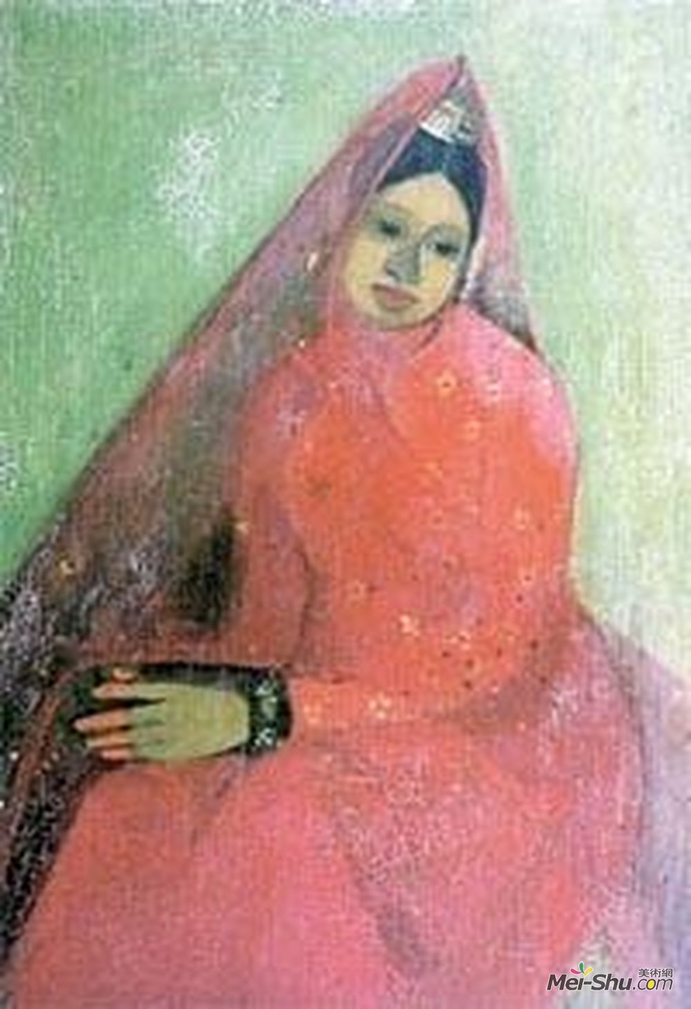 阿姆丽塔·谢尔吉尔(Amrita Sher-Gil)高清作品《新娘》