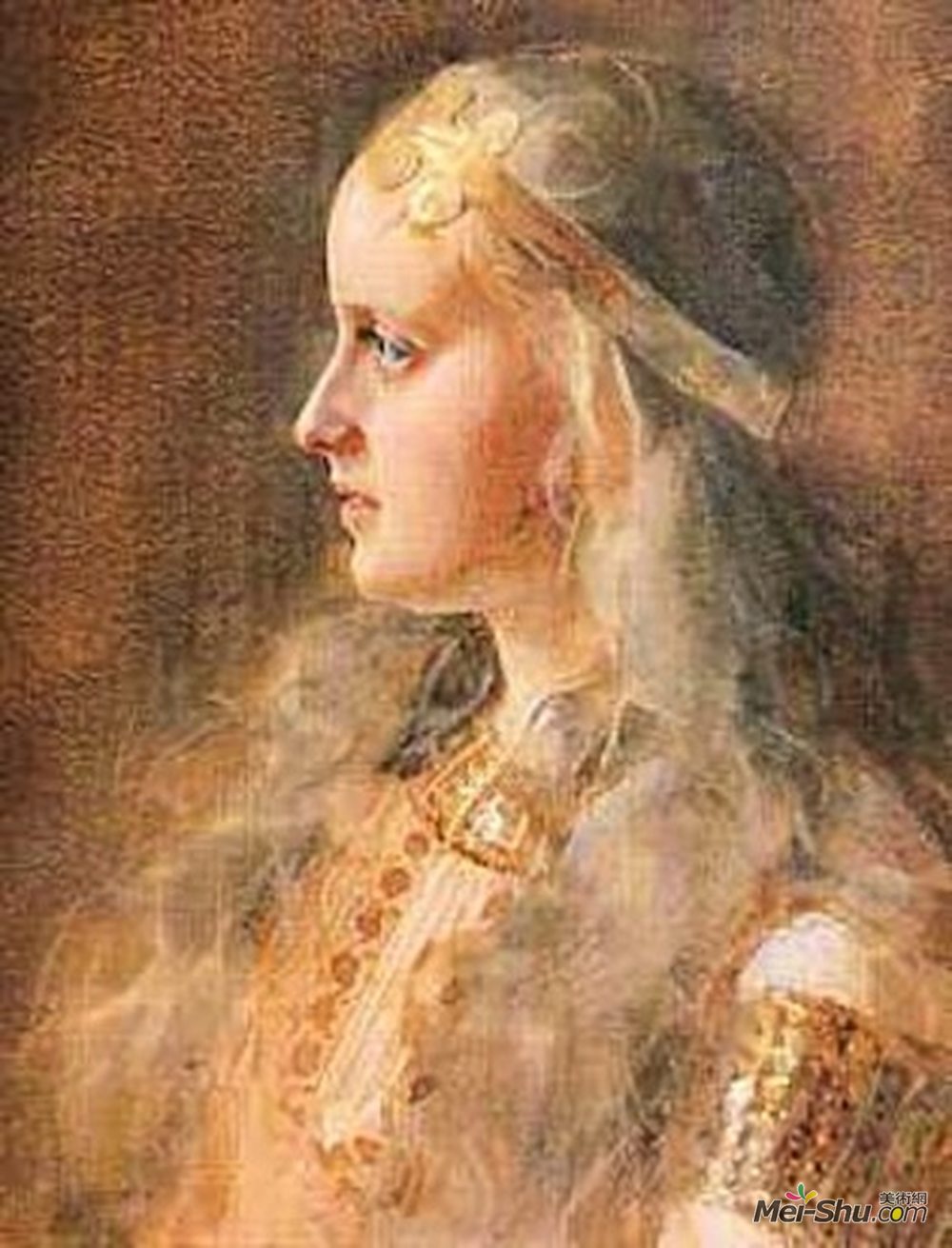 安德斯·左恩(Anders Zorn)高清作品《格萝德》