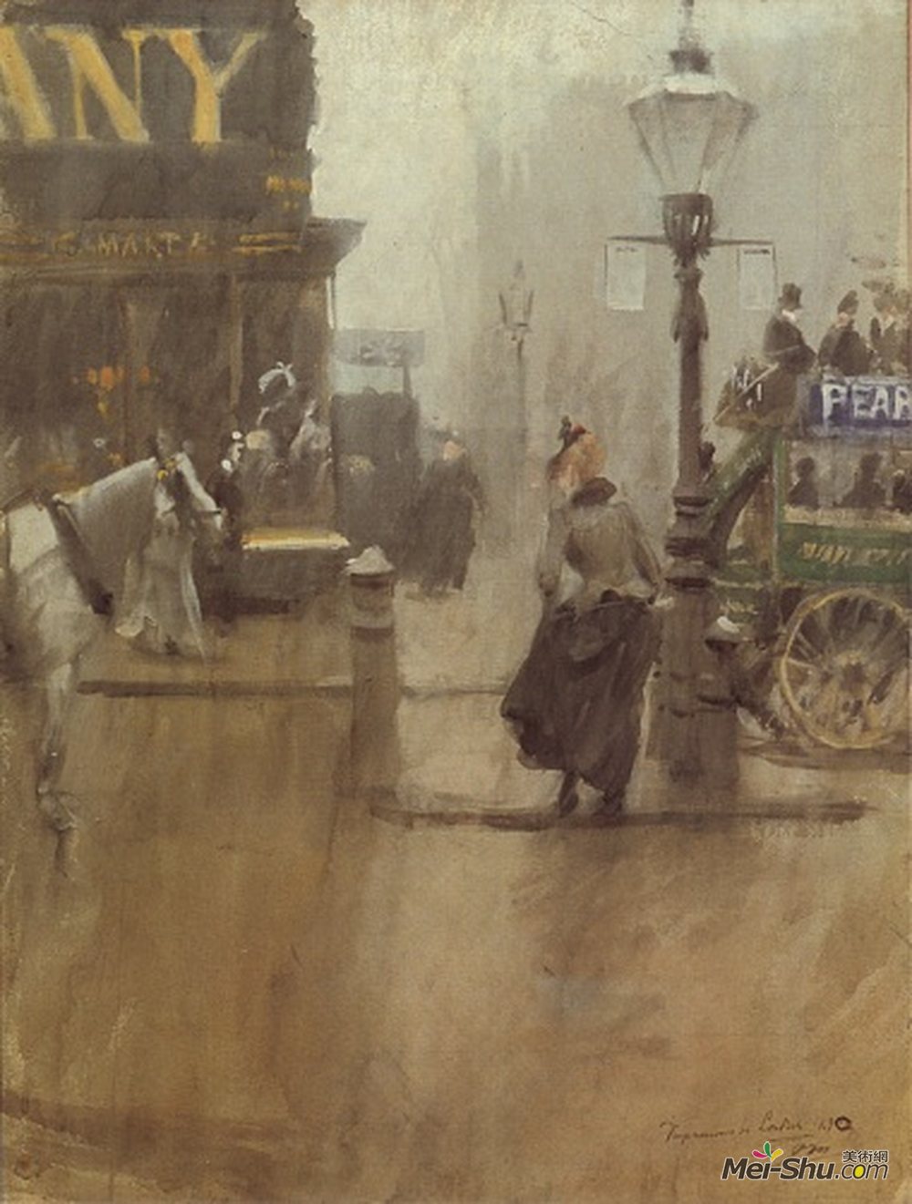 安德斯·左恩(Anders Zorn)高清作品《伦敦印象》
