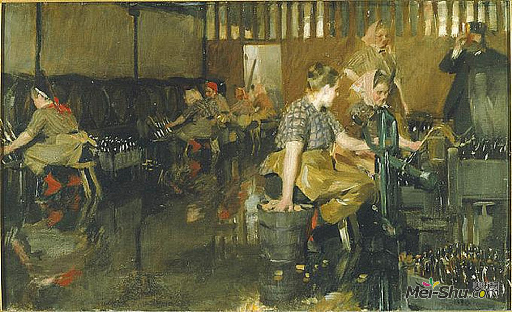 安德斯·左恩(Anders Zorn)高清作品《小啤酒厂》