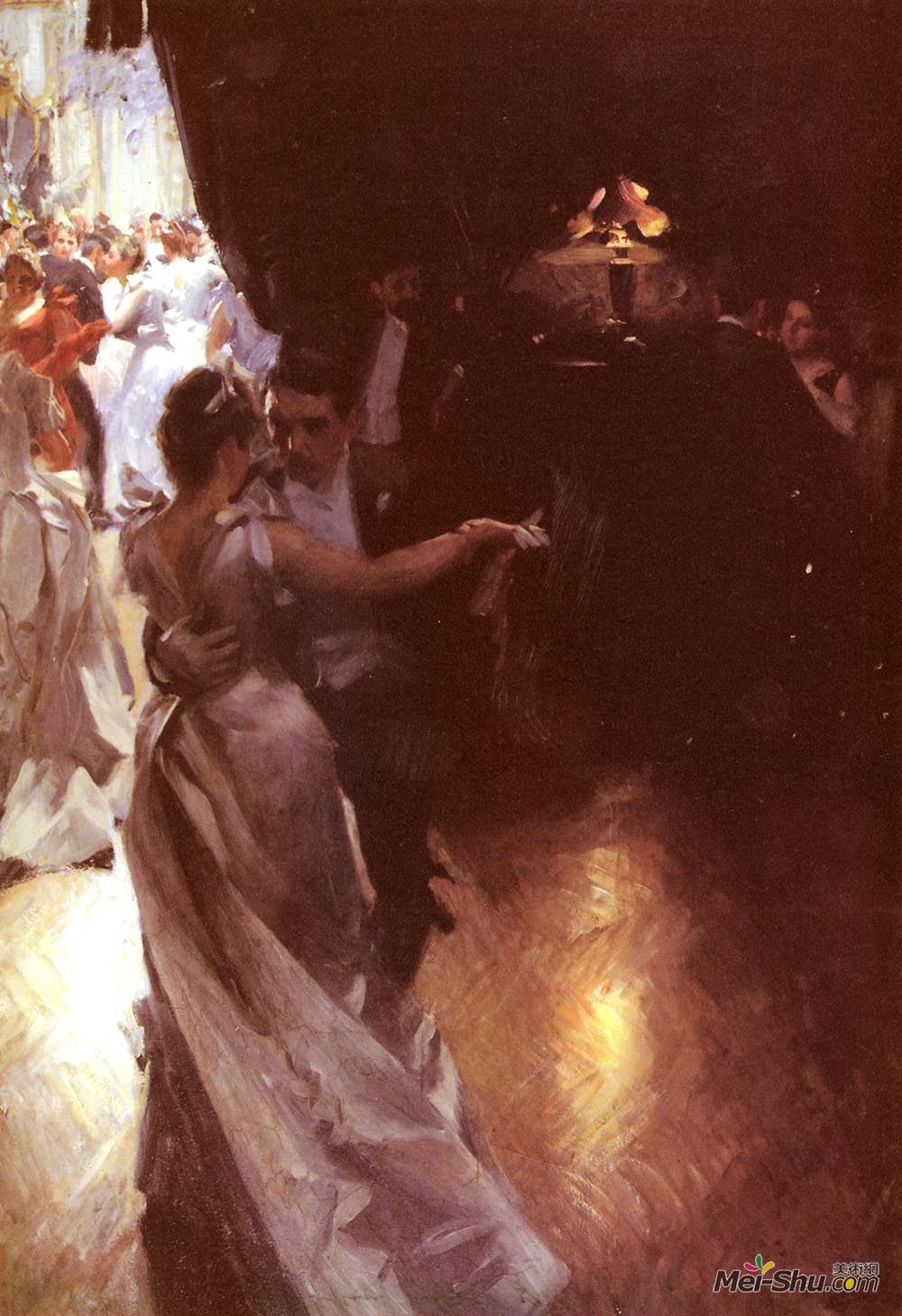 安德斯·左恩(Anders Zorn)高清作品《华尔兹舞曲》