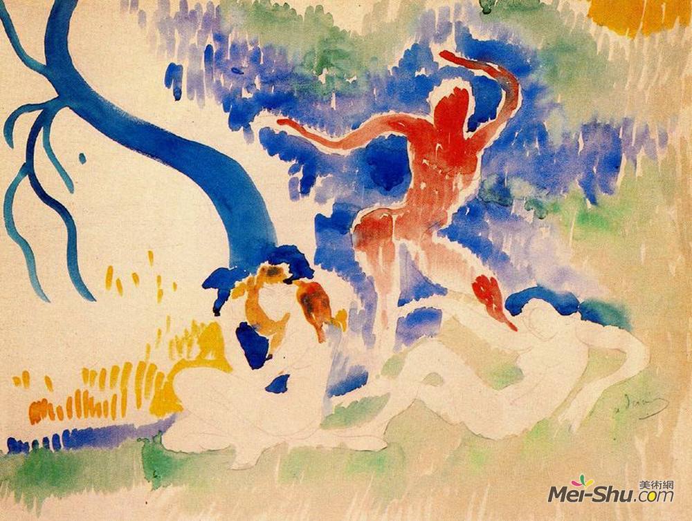 安德烈·德朗(Andre Derain)高清作品《酒神巴克斯舞蹈》