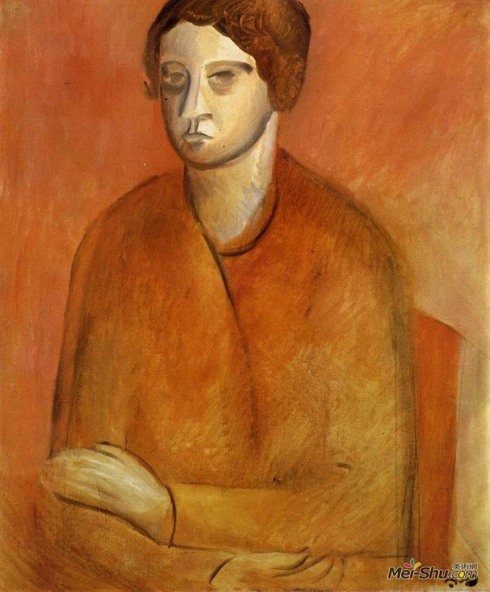 安德烈·德朗(Andre Derain)高清作品《女性肖像》
