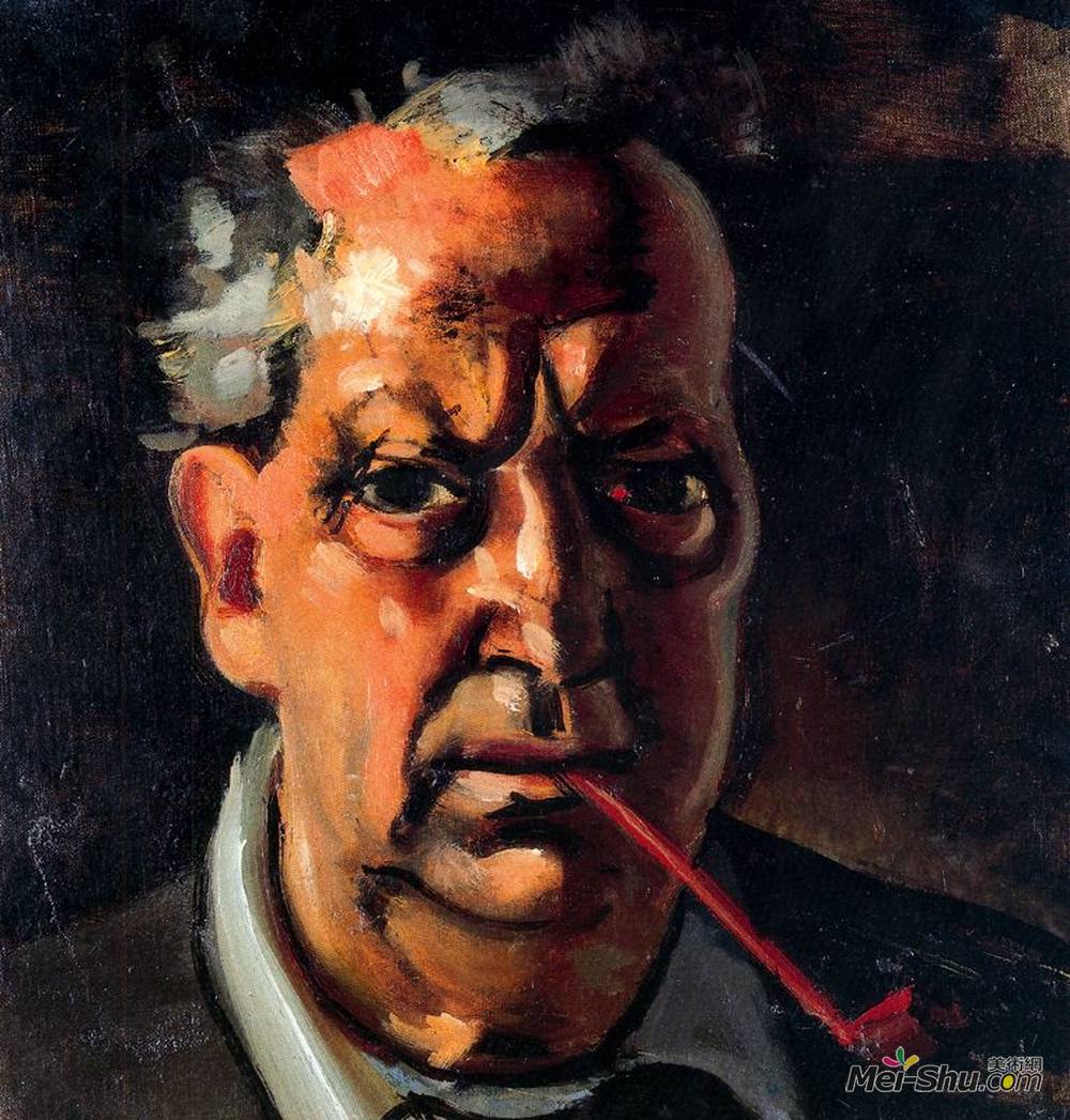 安德烈·德朗(Andre Derain)高清作品《自画像》