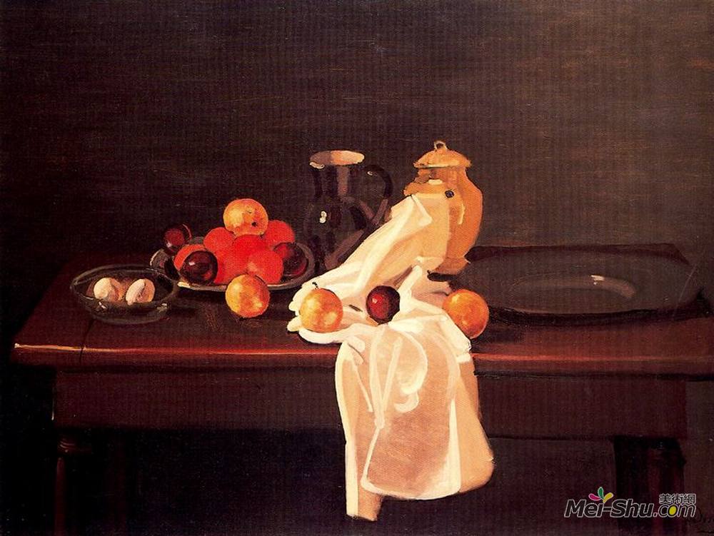 安德烈·德朗(Andre Derain)高清作品《橘子的静物》