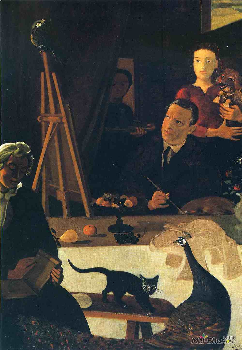 安德烈·德朗(Andre Derain)高清作品《画家和他的家人》