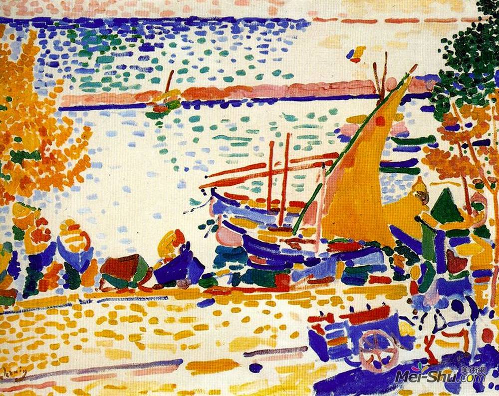 安德烈·德朗(Andre Derain)高清作品《科利尤尔港》