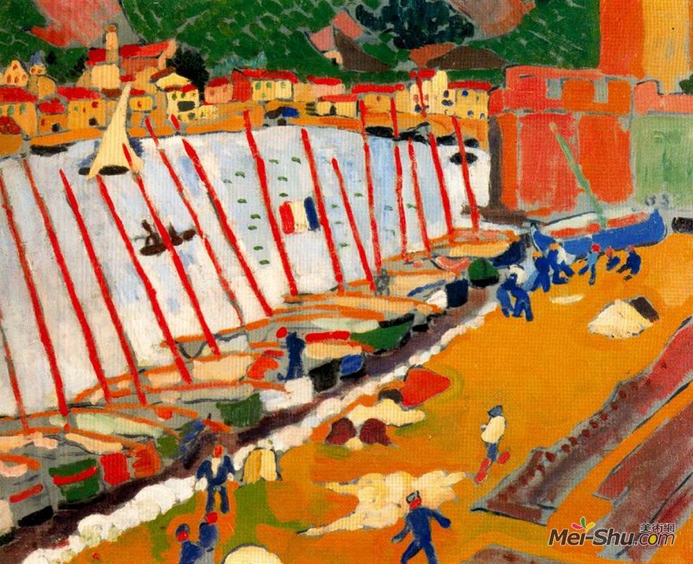 安德烈·德朗(Andre Derain)高清作品《科利尤尔港》