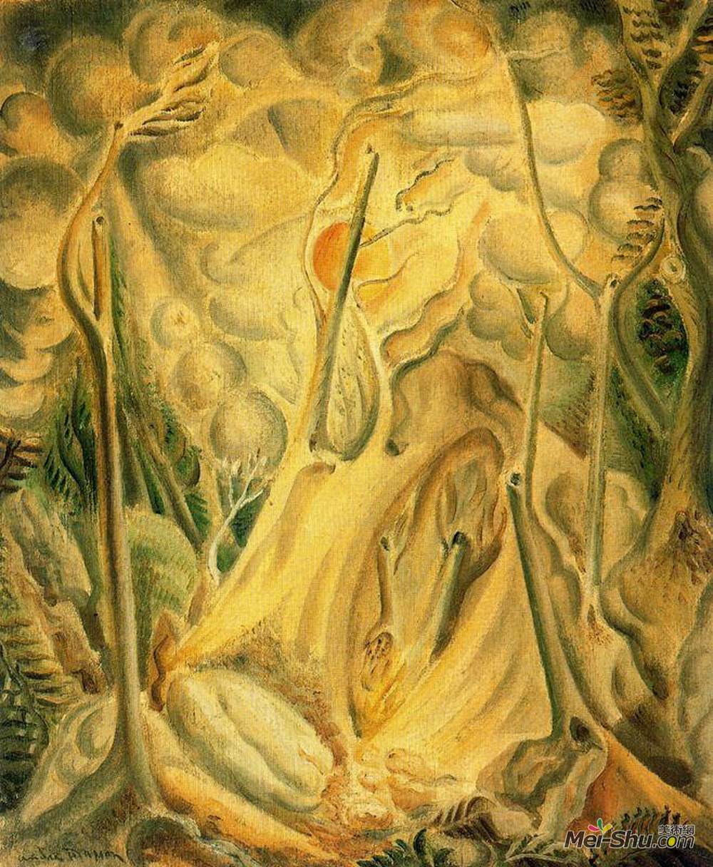 安德烈马森(Andre Masson)高清作品《岩石景观》