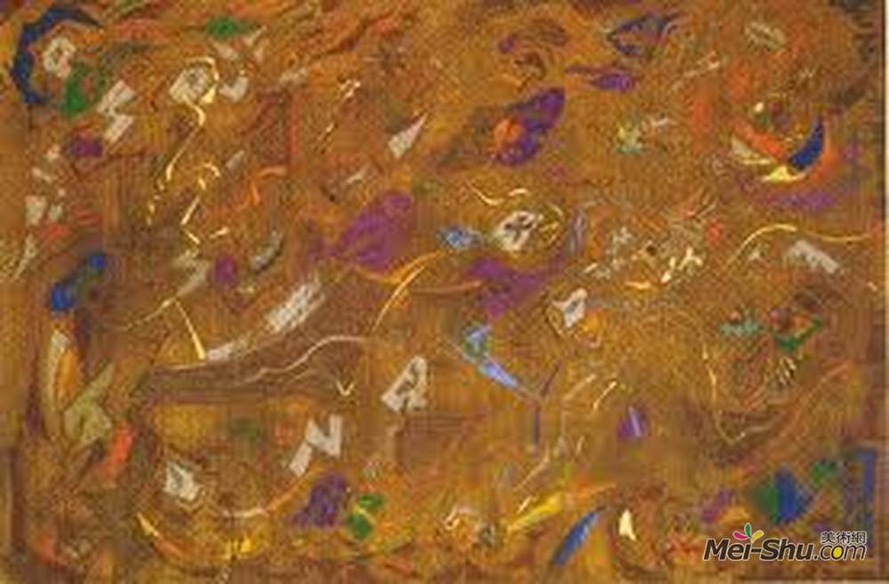 安德烈马森(Andre Masson)高清作品《追踪暴发和发芽》