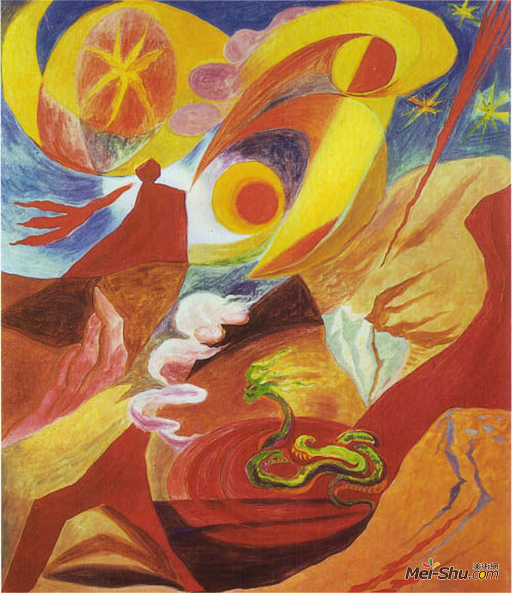 安德烈马森(Andre Masson)高清作品《奇迹的风景》