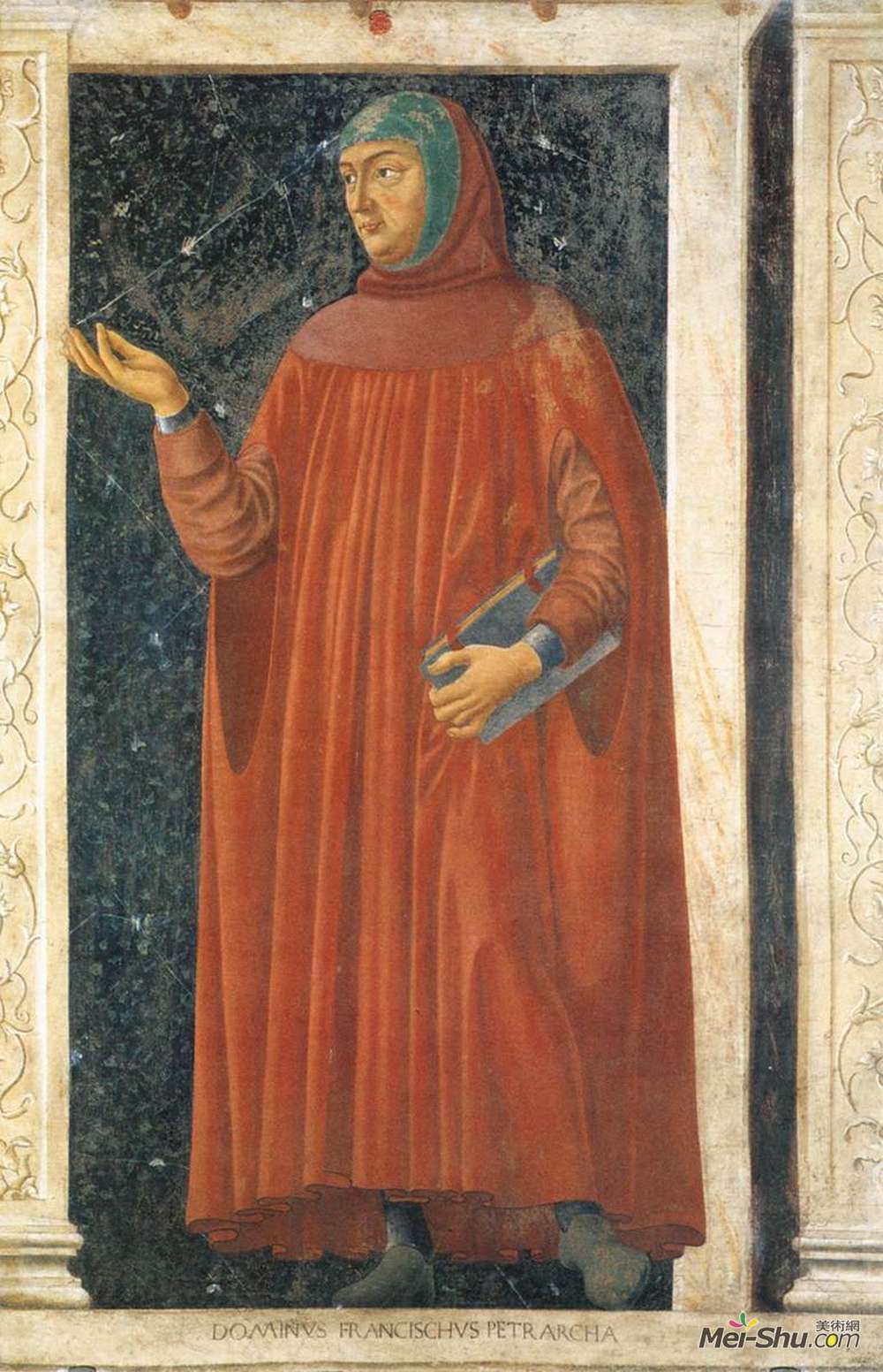 安德烈·德·卡斯塔格诺(Andrea del Castagno)高清作品《彼得拉克》