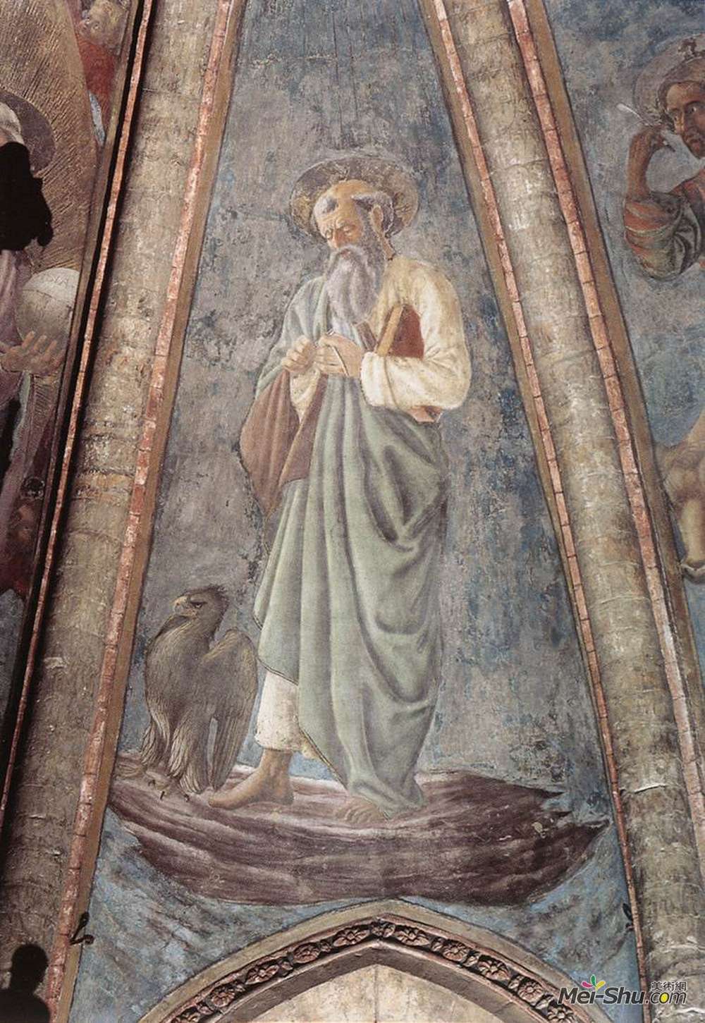安德烈·德·卡斯塔格诺(Andrea del Castagno)高清作品《圣约翰福音传教士》