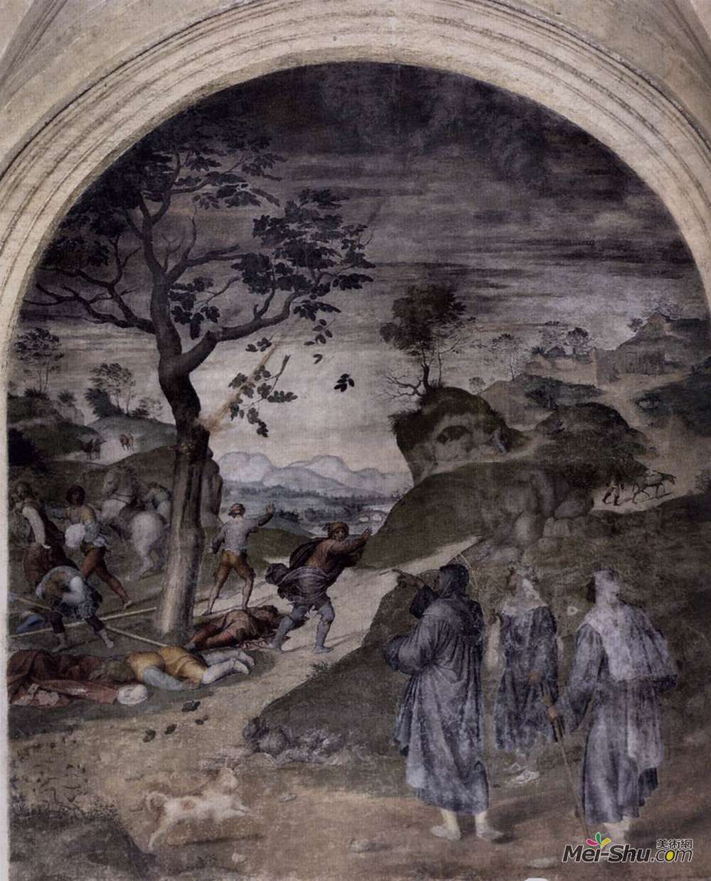 安德烈·德尔·萨托(Andrea del Sarto)高清作品《罪人的惩罚》