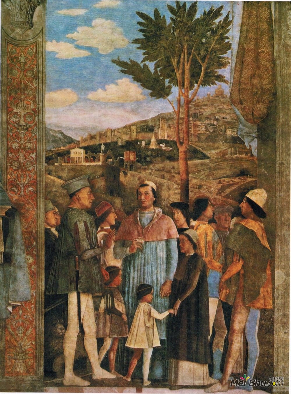 安德烈亚·曼特尼亚(Andrea Mantegna)高清作品《杜多克公爵与160会议》