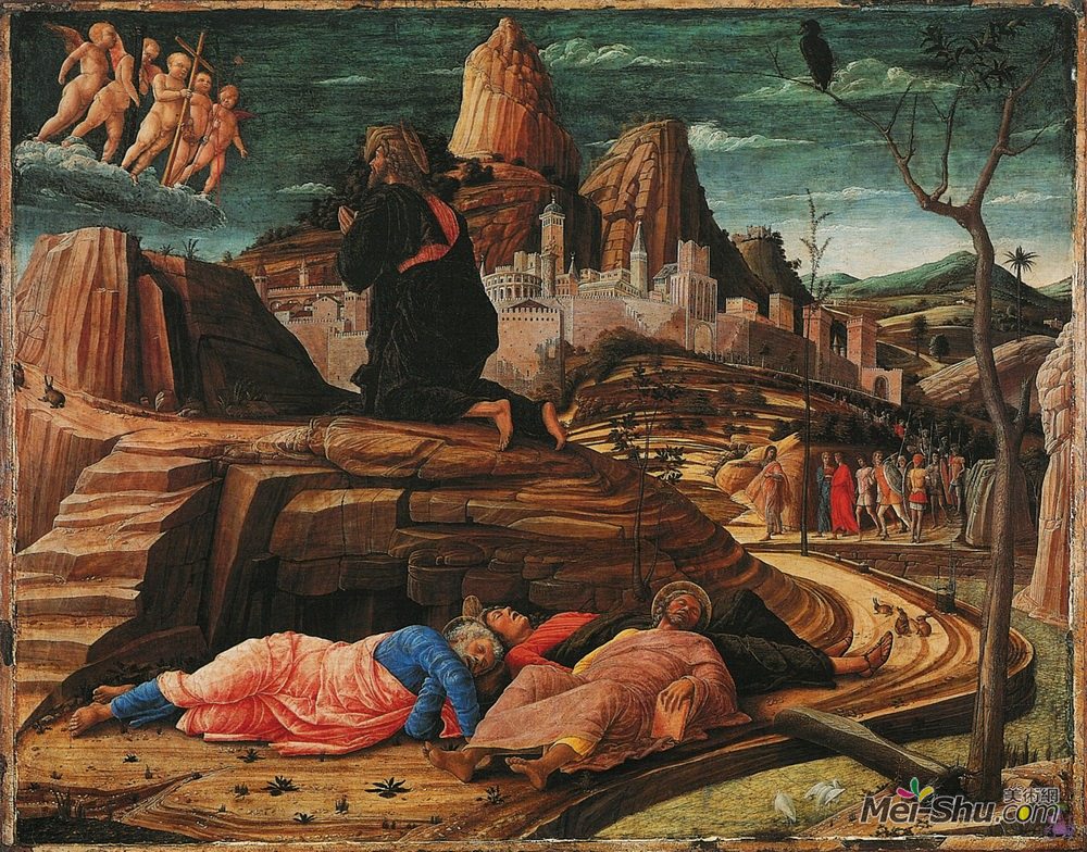 安德烈亚·曼特尼亚(Andrea Mantegna)高清作品《花园里的痛苦》