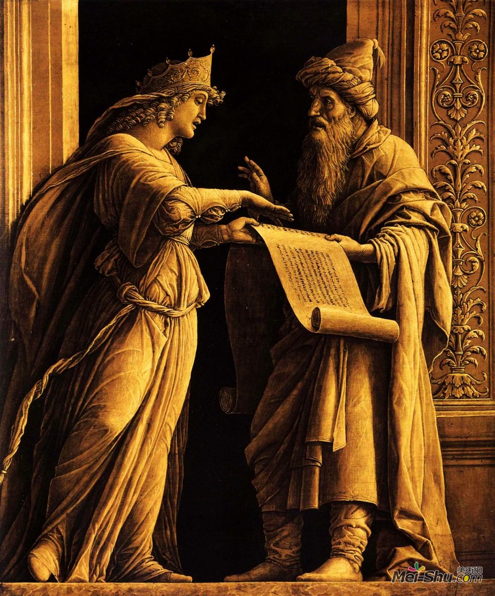 安德烈亚·曼特尼亚(Andrea Mantegna)高清作品《和女预言家和先知》