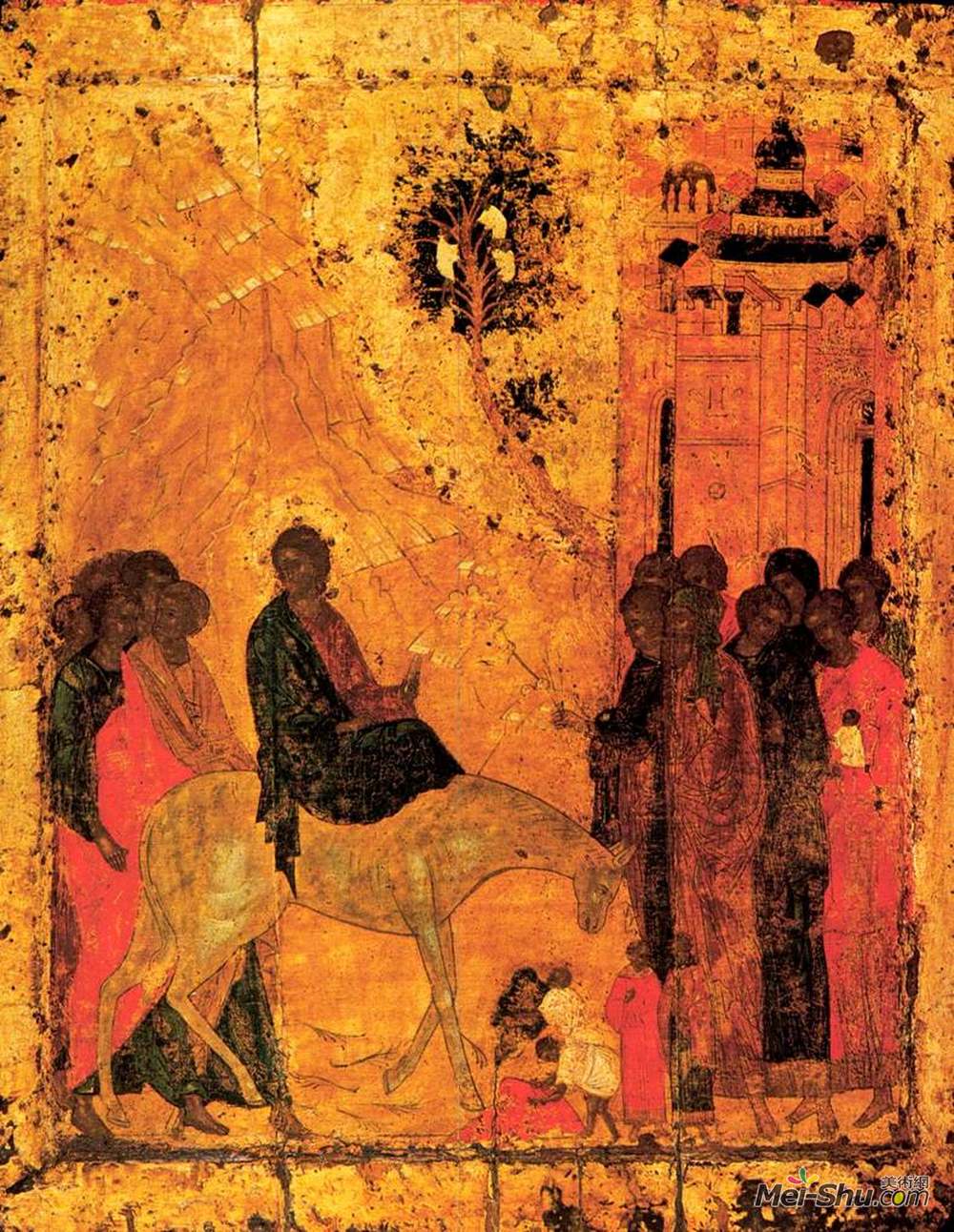 安德烈·鲁布列夫(Andrei Rublev)高清作品《上帝进入耶路撒冷》