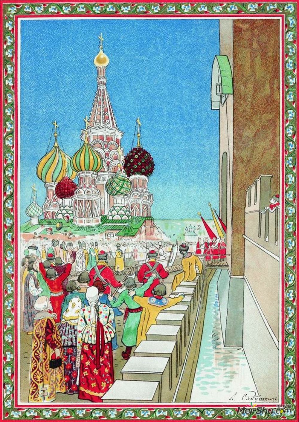 安德烈·里亚布什金(Andrei Ryabushkin)高清作品《加冕专辑插图》