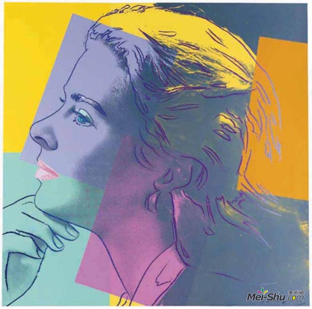 安迪·沃霍尔(andy warhol)高清作品:ingrid bergman