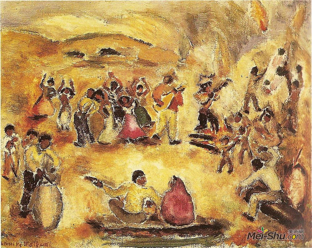 阿妮塔·马尔法蒂(Anita Malfatti)高清作品《桑巴舞》