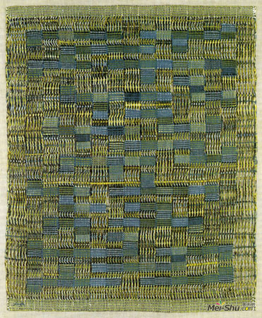安妮·艾尔伯斯(Anni Albers)高清作品《蒂卡尔》