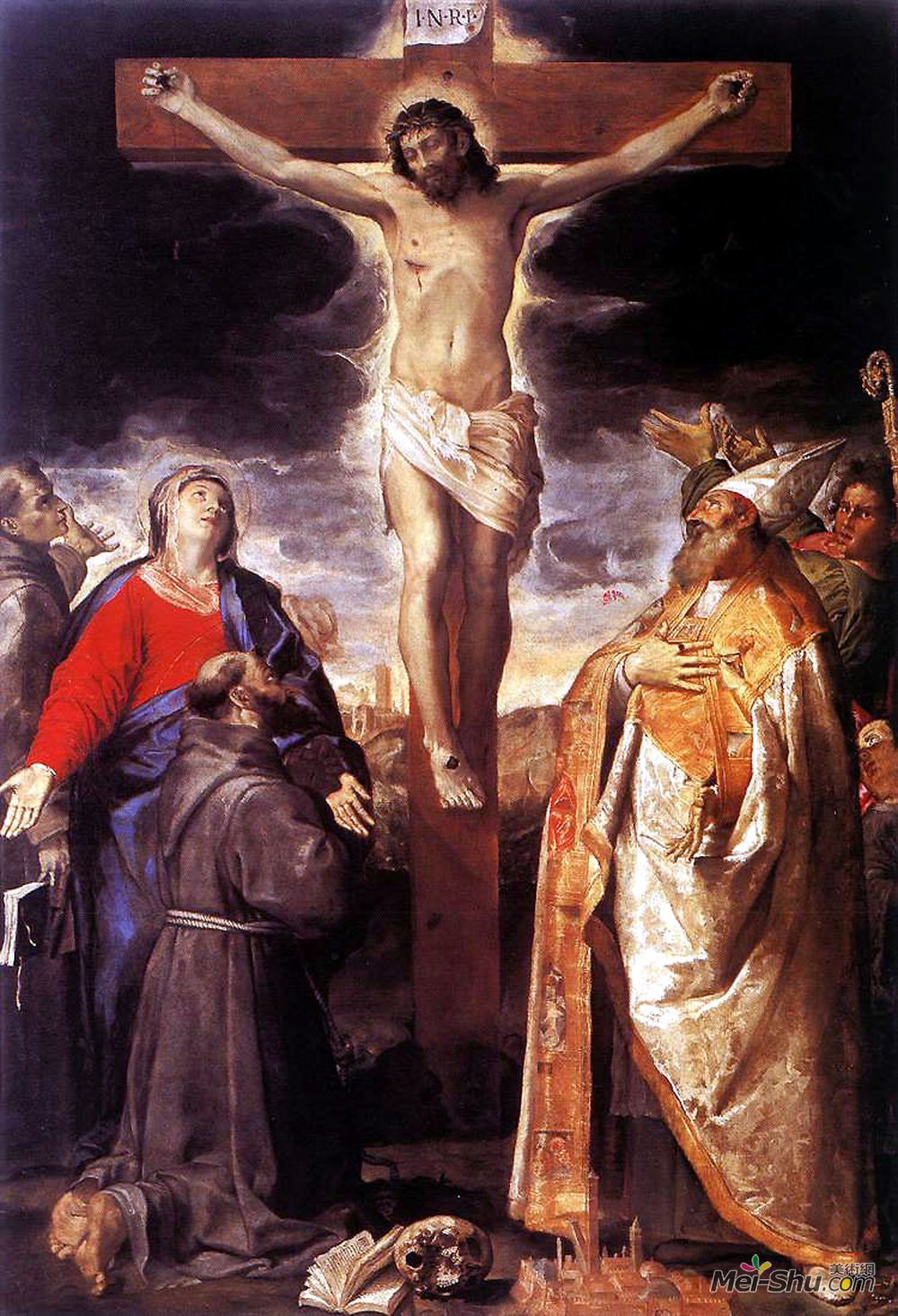 安尼巴尔·卡拉奇(Annibale Carracci)高清作品《被钉十字架》