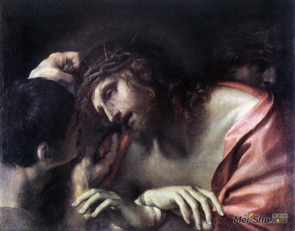 安尼巴尔·卡拉奇(Annibale Carracci)高清作品《嘲弄耶稣基督》