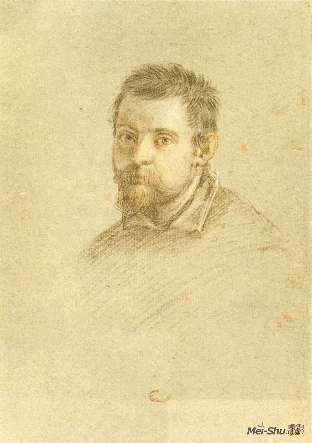 安尼巴尔·卡拉奇(Annibale Carracci)高清作品《Portrait of Annibale Carracci》