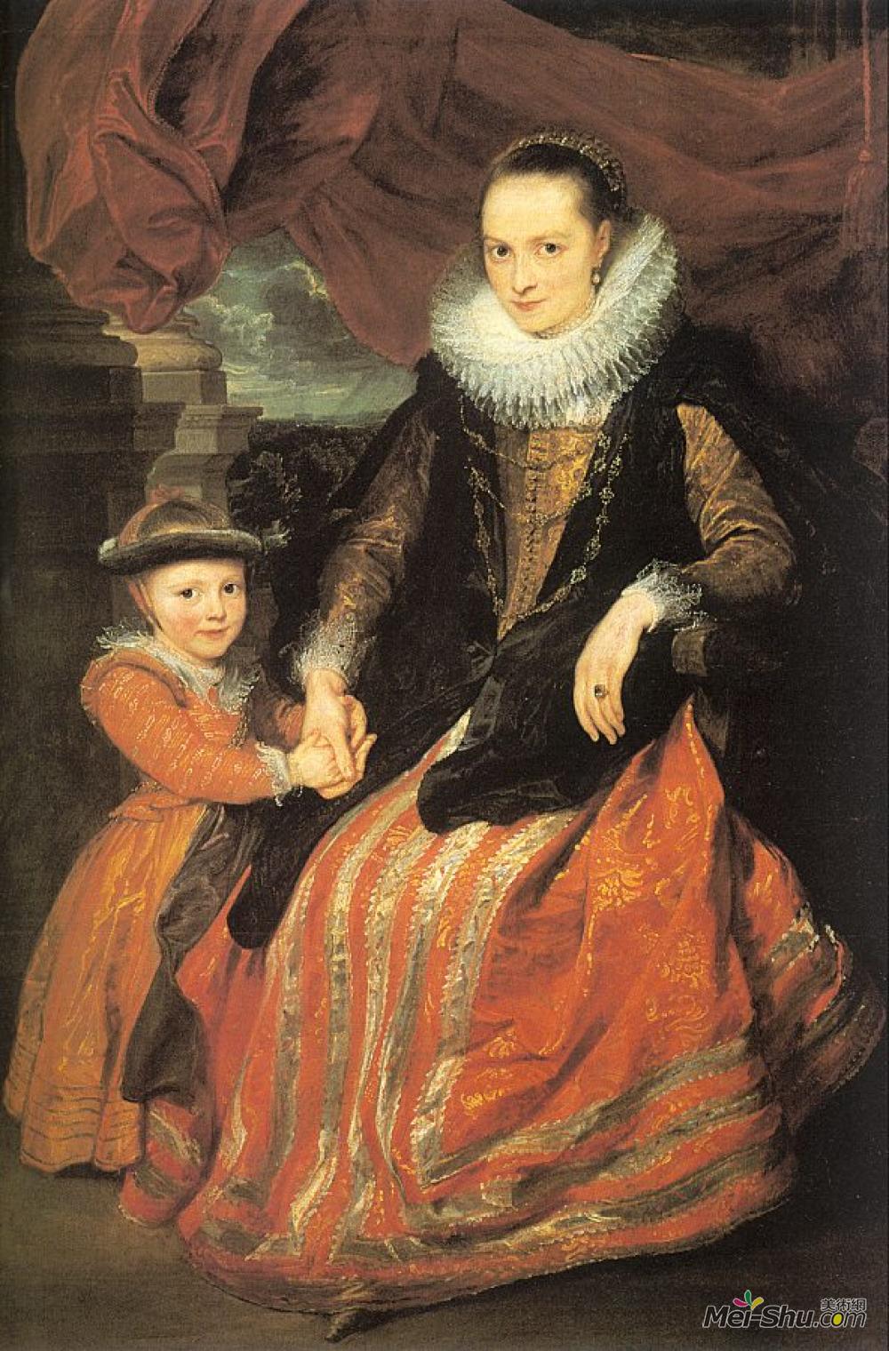 安东尼·凡·戴克(Anthony van Dyck)高清作品:Portrait of Susanna