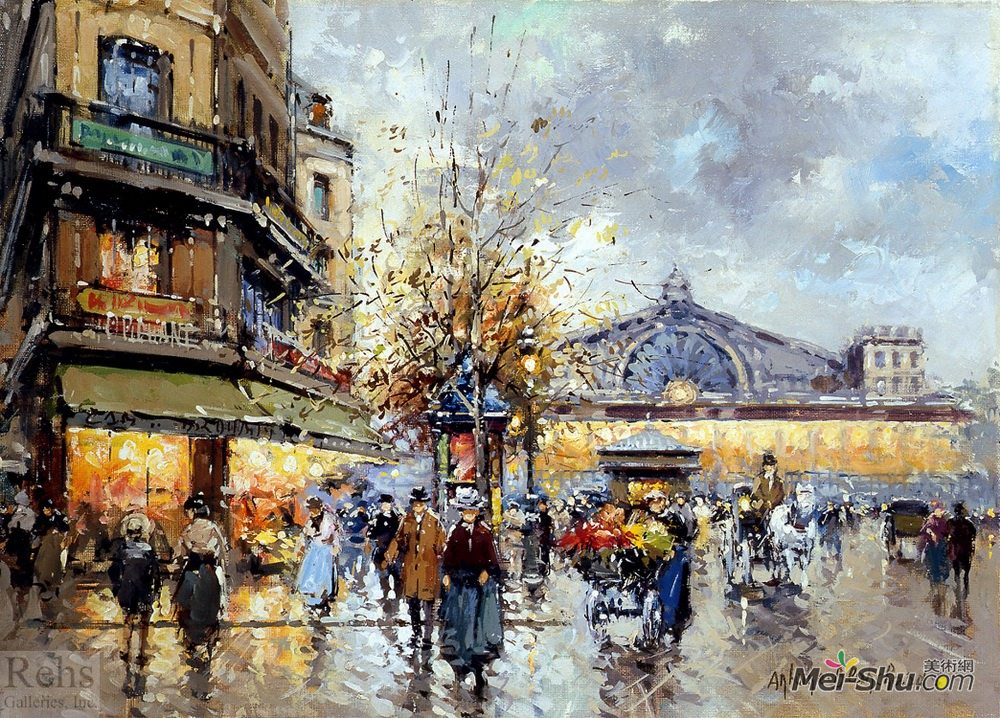 安托万布兰查德(Antoine Blanchard)高清作品《怒吼》
